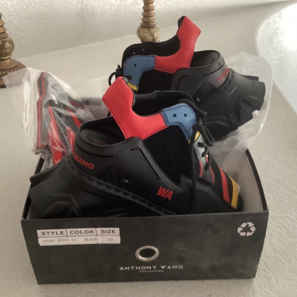 Anthony Wang Collection Gooseberry-01, Platform, Size 10, Color Black NEW - Picture 4 of 4